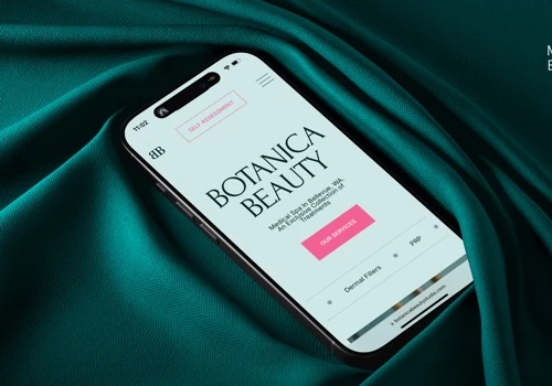 Website for Medical Spa and Beauty Studio