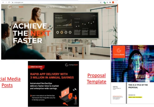 Website Design and Development for Compugain