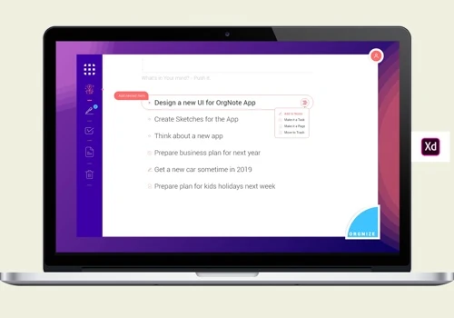 UI DESIGN FOR TODO APPLICATION