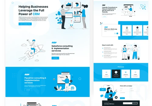 WordPress Website Development For CRM Integration