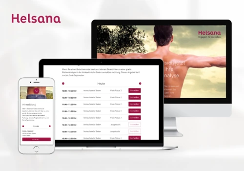 Helsana Bookingtool