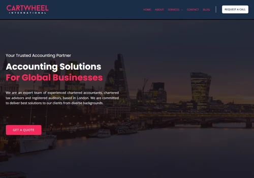 Cartwheel International Website Development