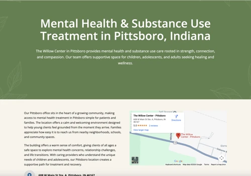 Recovery Center Website Redesign