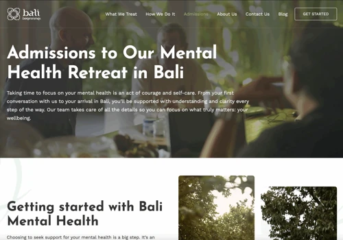 Mental Health Center Website