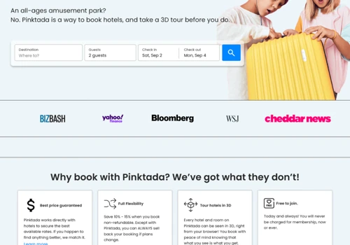 Pinktada - Hotel Booking Marketplace