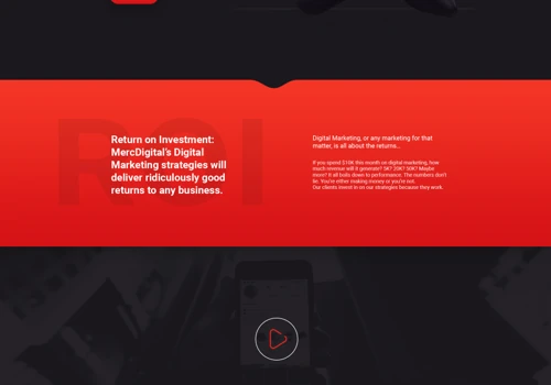 Web design for marketing agency