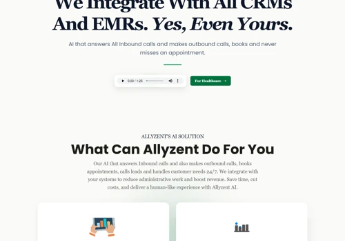 Allyzent plus Ai Platform