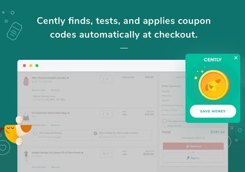 Coupons at checkout
