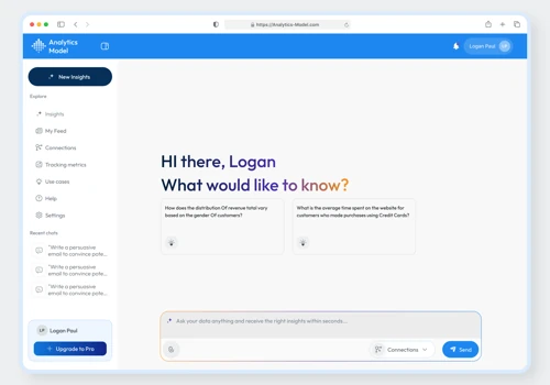 Analytics chatbot Redesign