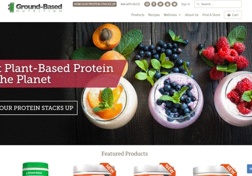 Web Development for Ground Based Nutrition