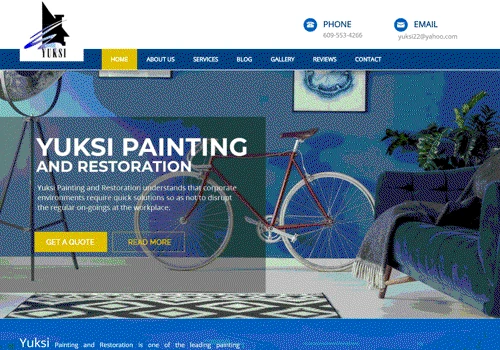 Web Development for Yuksi Painting