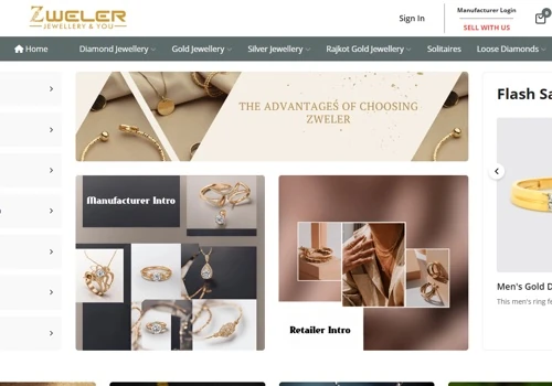 Zweler - E-Commerce Website for Jewelers
