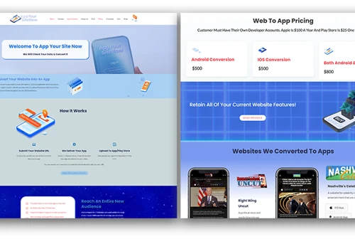 App Your Site Now Website