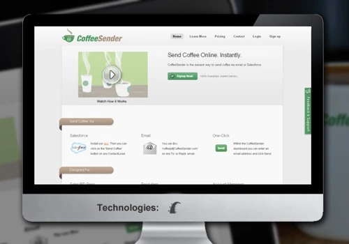 Coffee Sender - Ruby on Rails Project