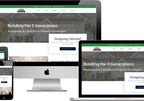 Melbourne Home Builder Web Design