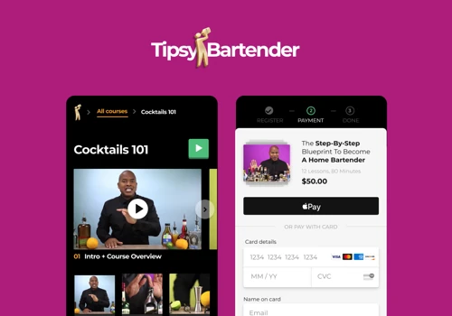 New website refresh for TipsyBartender