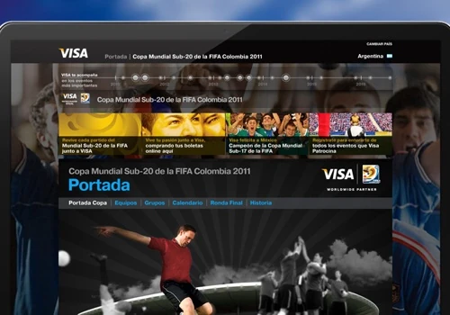 Visa - website development