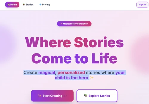 Create magical, personalized stories