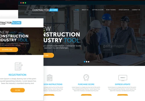Contractor Score - Custom Web App Development