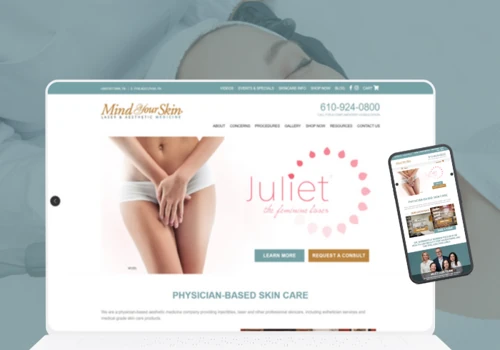 Cosmetic Care Website Design & SEO