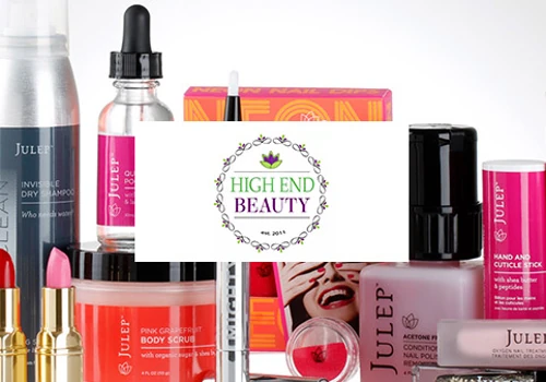 Designed a website from scratch for High End Beauty (eCommerce)