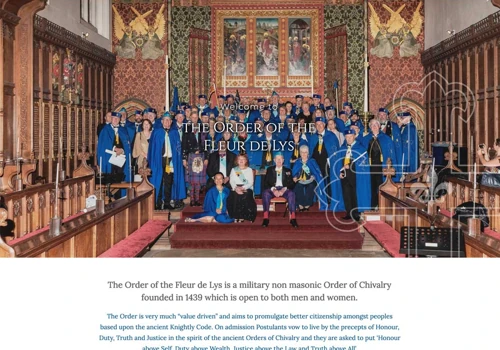 The Order of the Fleur de Lys website