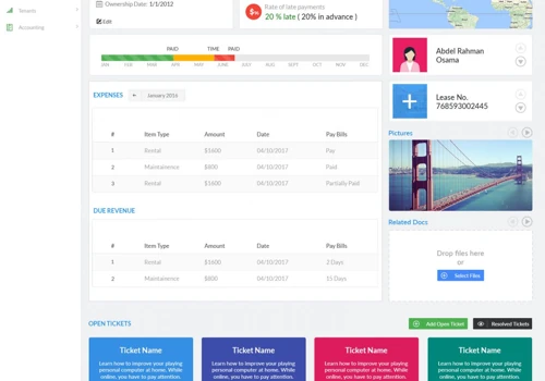 Web Application for Real Estate Management