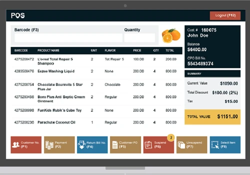 Merchant Service (An ERP web application) - A point-of-sale system for the malls