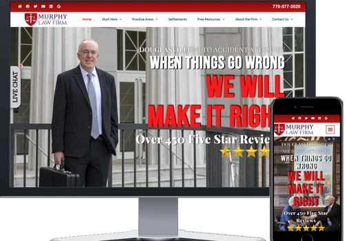 Design and development of a legal website