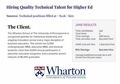 Hiring Quality Technical Talent for Higher Ed