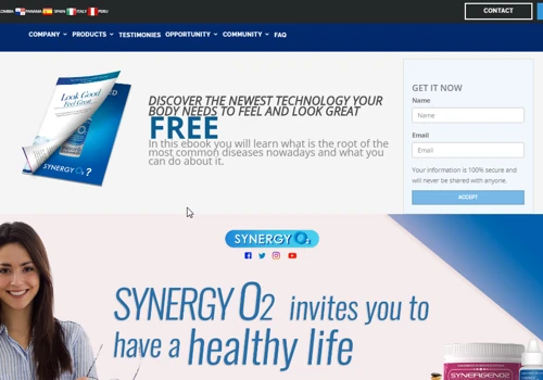 SynergyO2 Web Design