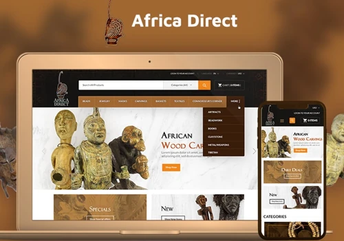 AfricaDirect redesign