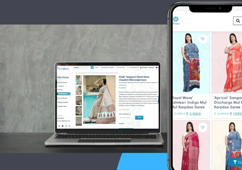 Strategy, Design, Development and Marketing for handblock apparels