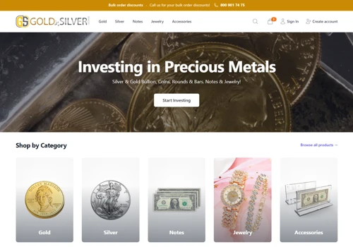 GoldInSilver: Coin & Collectibles