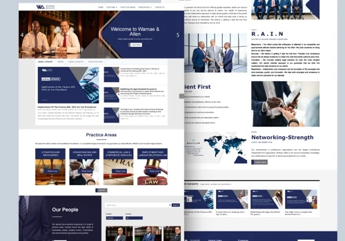 Wamae and Allen Website Revamp