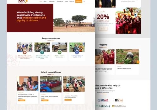 Poverty Eradication Network (PEN) Website revamp