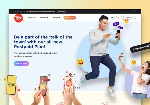 Tune Talk - eCommerce Website Revamp