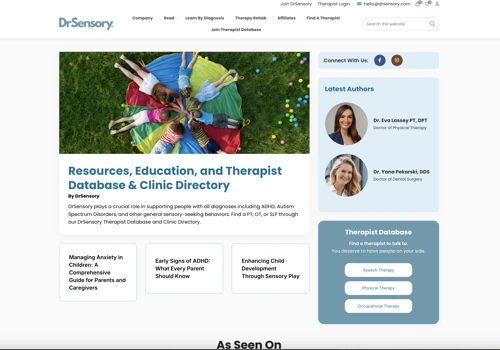 Resources, Education, and Therapist Database
