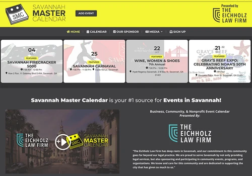 Savannah Master Calendar