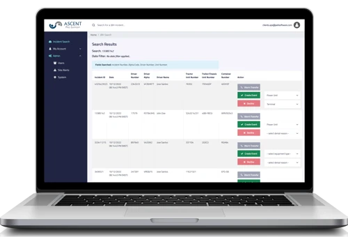 Dispatching Dashboard & Event Search