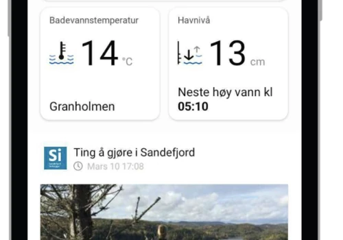 Citizen plattform for The City of Sandefjord