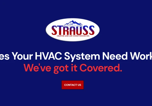 Website Redesign for Strauss HVAC - El Paso, TX
