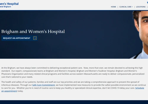 Brigham Health Website Design and Development