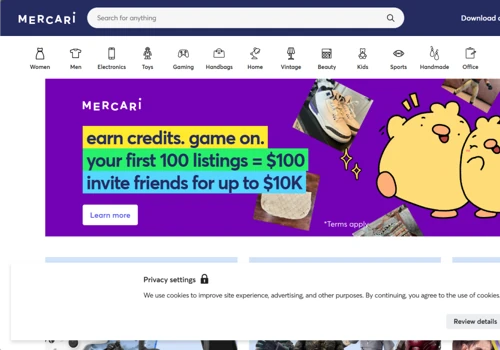 Mercari E-commerce Marketeplace
