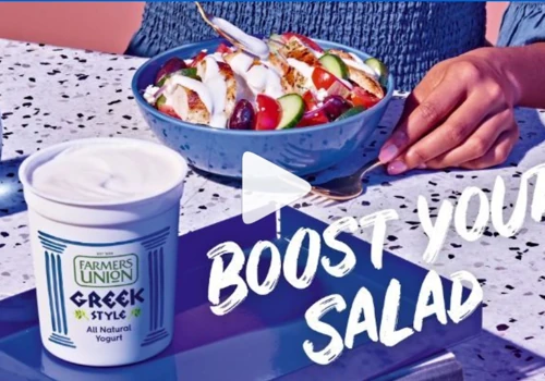 Farmers Union Greek Yogurt "Boost Your Day" Digital Campaign