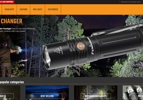 SEO Work for Fenix Lighting