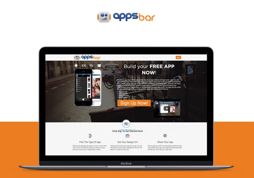 App Builder Platform/Apps Bar - Create An App For Free