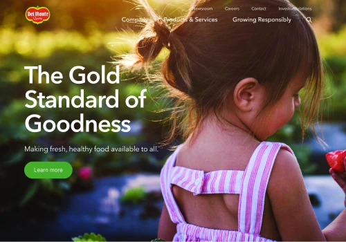 Fresh del Monte Website Redesign