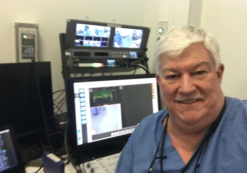 Live surgical broadcast from Belfast, Northern Ireland for CRT2020