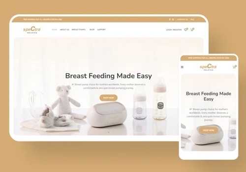 Revamp Website for Spectra Baby